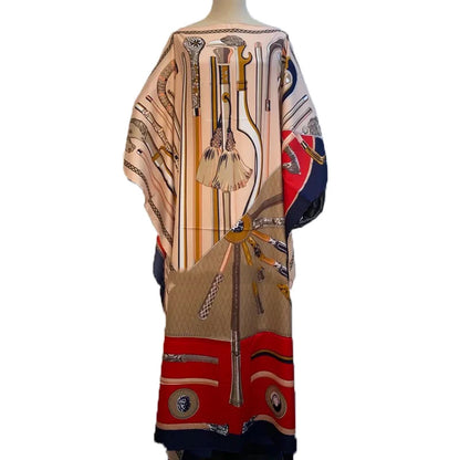 Boho in America – Silk Kaftan for the Arab Woman