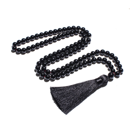 8mm Matte Amazonite,Yellow Tiger Eye,Black Onyx ,Islamic Muslim Tasbih 99 Bead Bracelet Men and Women Blessing Rosary Jewelry