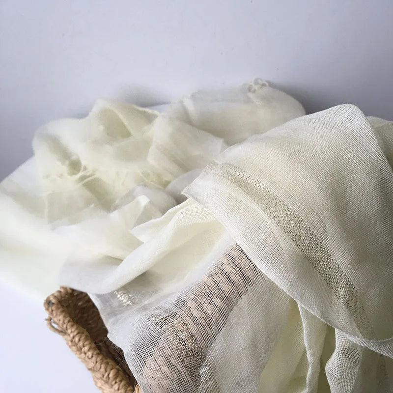 cotton linen light women Scarf Fashion Long Size  Lady Wraps Solid Color Muslim Head Scarf Shawls And Wraps
