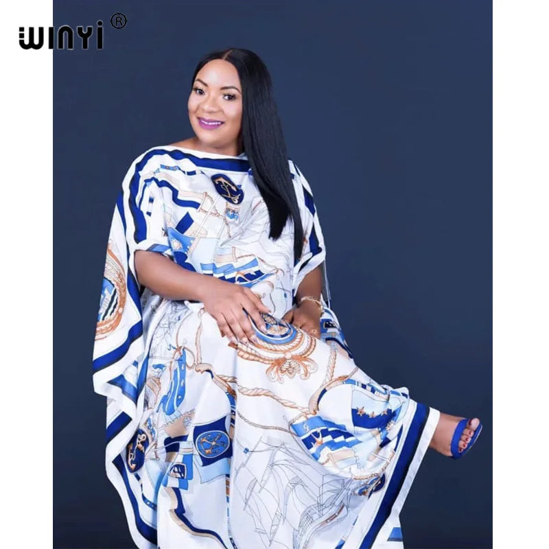 The Blogger's Choice – African Silk Kaftan for the Arab Woman in America