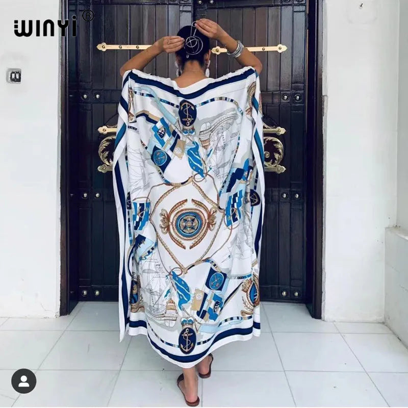 The Blogger's Choice – African Silk Kaftan for the Arab Woman in America