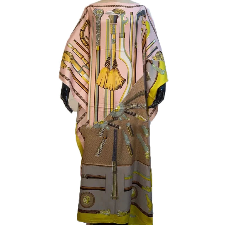 Boho in America – Silk Kaftan for the Arab Woman