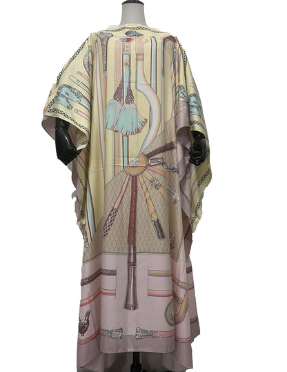 Boho in America – Silk Kaftan for the Arab Woman