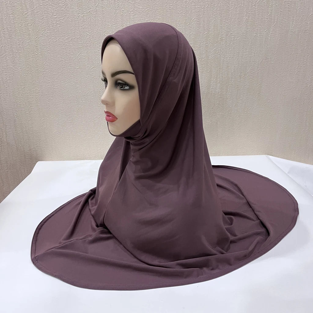 The Amira Pull-On Hijab – Full Coverage, Effortless Modesty