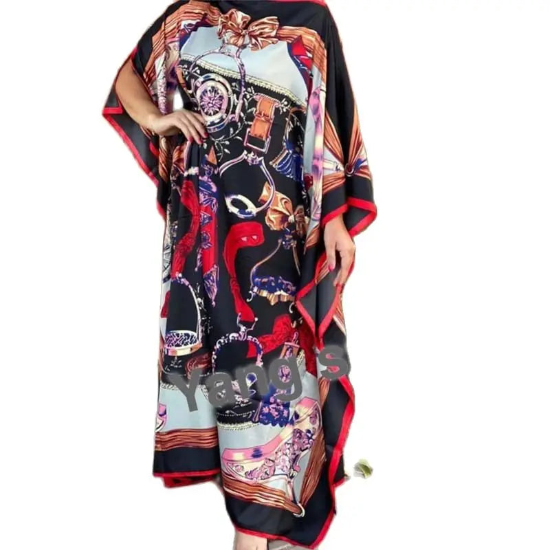 The Blogger's Choice – African Silk Kaftan for the Arab Woman in America