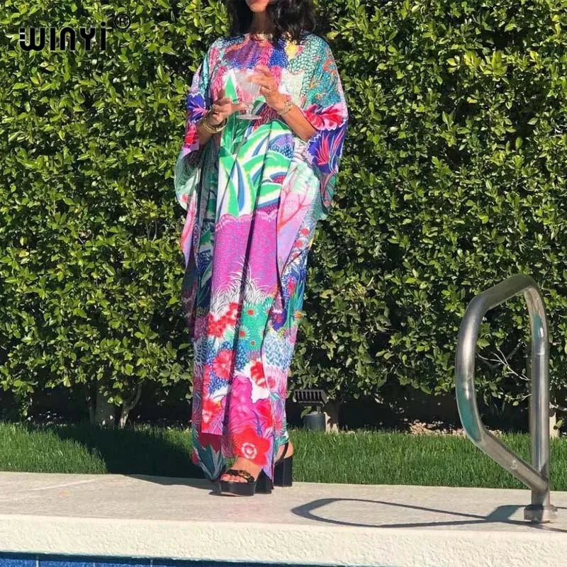 The Blogger's Choice – African Silk Kaftan for the Arab Woman in America