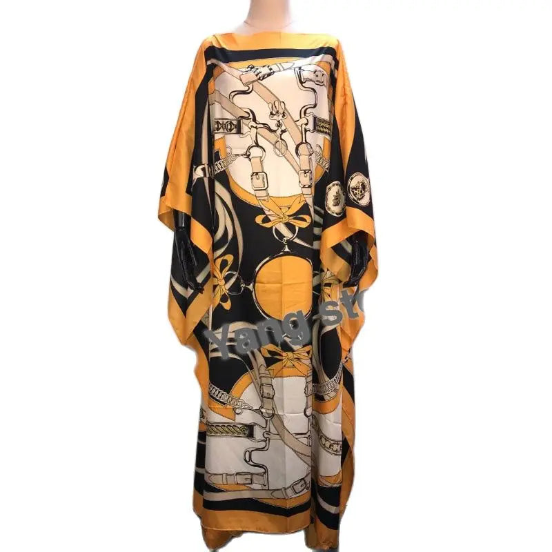The Blogger's Choice – African Silk Kaftan for the Arab Woman in America