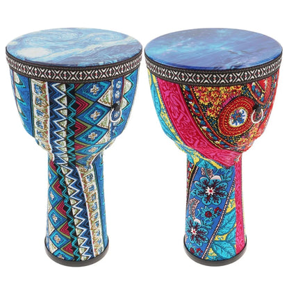 4 Inch / 6 Inch / 8.5 Inch Professional African Djembe Drum Colorful Wood Good Sound Traditional Musical Instrument