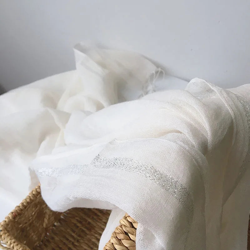 cotton linen light women Scarf Fashion Long Size  Lady Wraps Solid Color Muslim Head Scarf Shawls And Wraps
