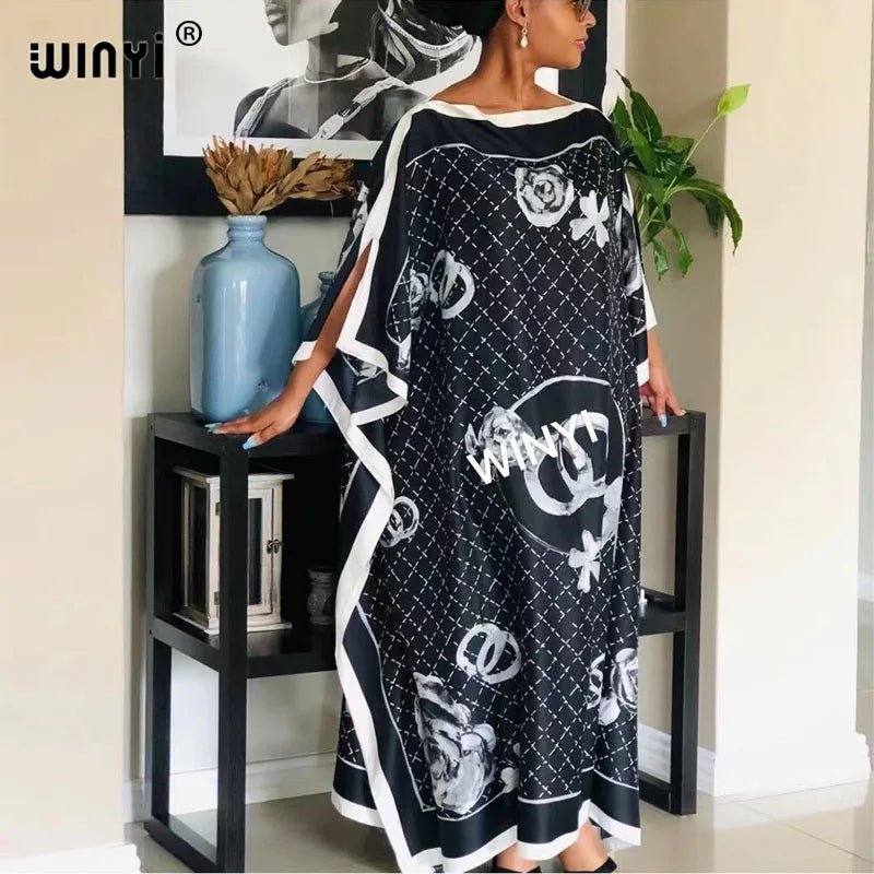 The Blogger's Choice – African Silk Kaftan for the Arab Woman in America