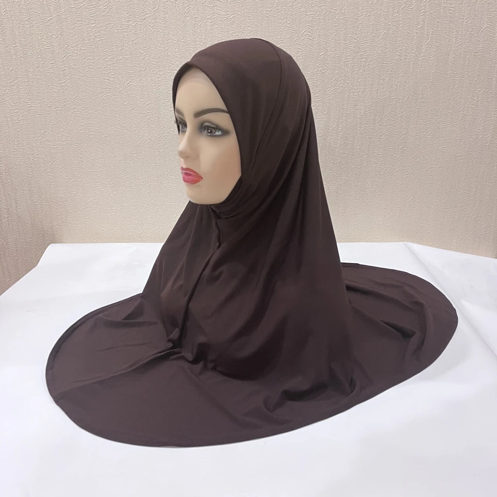 The Amira Pull-On Hijab – Full Coverage, Effortless Modesty