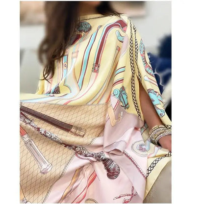 Boho in America – Silk Kaftan for the Arab Woman