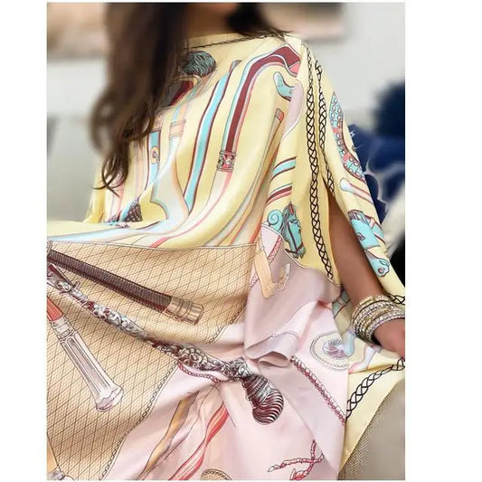 Boho in America – Silk Kaftan for the Arab Woman