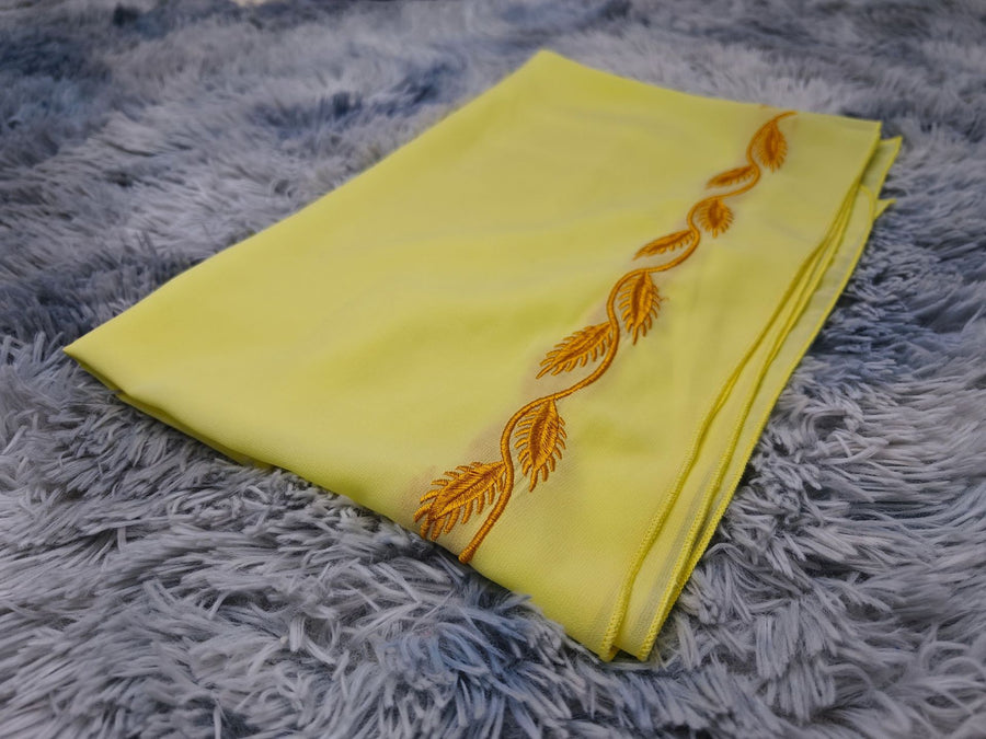 The Eid Set – 2-Piece Embroidered Abaya with Scarf for the Muslim Woman