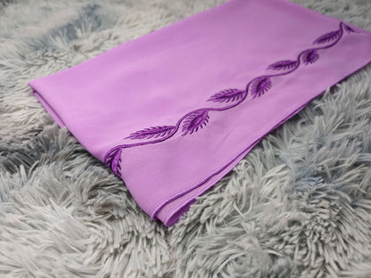 The Eid Set – 2-Piece Embroidered Abaya with Scarf for the Muslim Woman