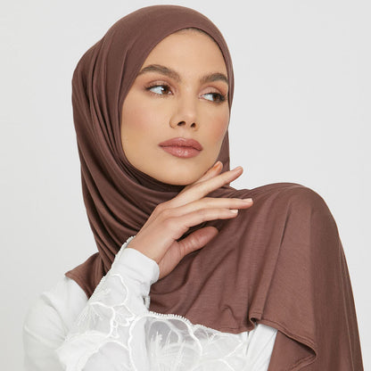 The Mercerized Cotton Jersey Hijab – Softness, Style, and Full Coverage