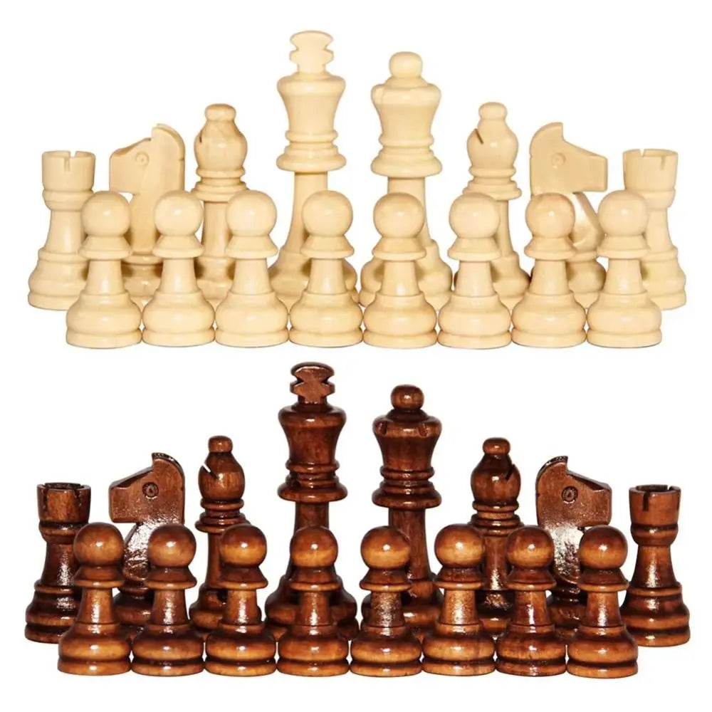 3-in-1 Chess&Backgammon&Checkers Set Wooden Chessboard Board Games Set Portable Educational International Chess Game