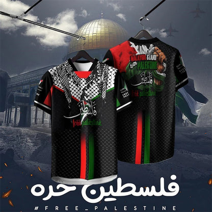 Palestine Free 3D T-Shirt – Men's & Kids' Streetwear, Harajuku Summer Tee