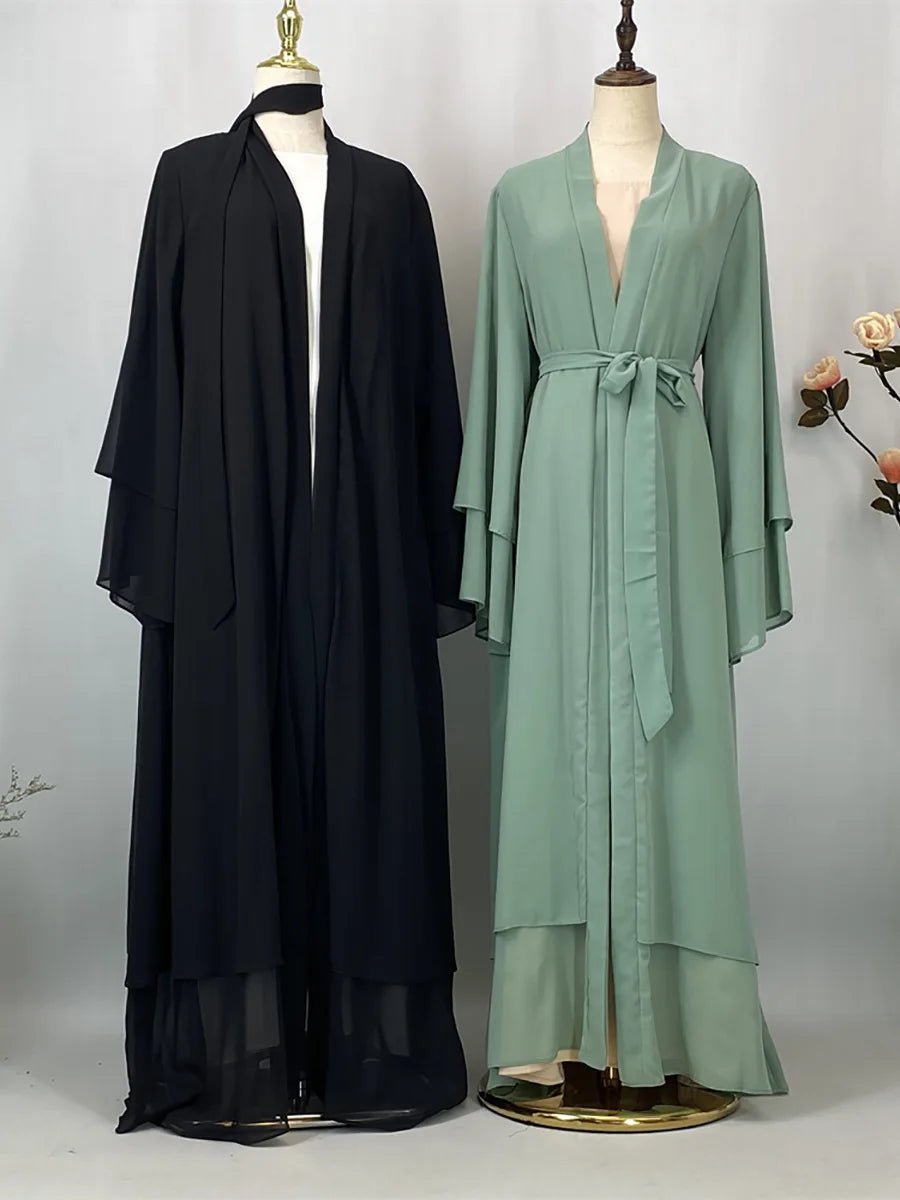 Ramadan Chiffon – The Open Abaya for the Muslim Woman in America