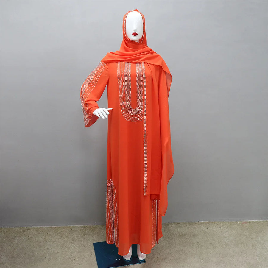The Diamond – Off-Shoulder Kaftan for the Muslim Woman in America