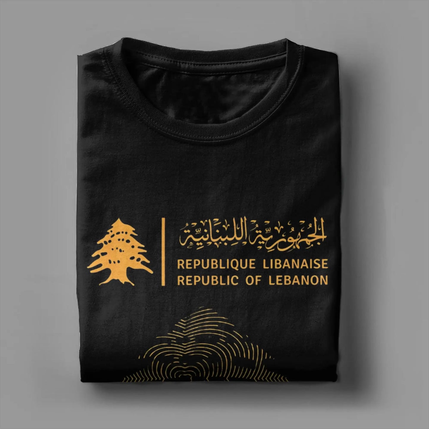 Lebanese Lebanon Passport Flag Men T Shirt  Vintage Tee Shirt Short Sleeve Round Neck T-Shirt Pure Cotton New Arrival Clothes