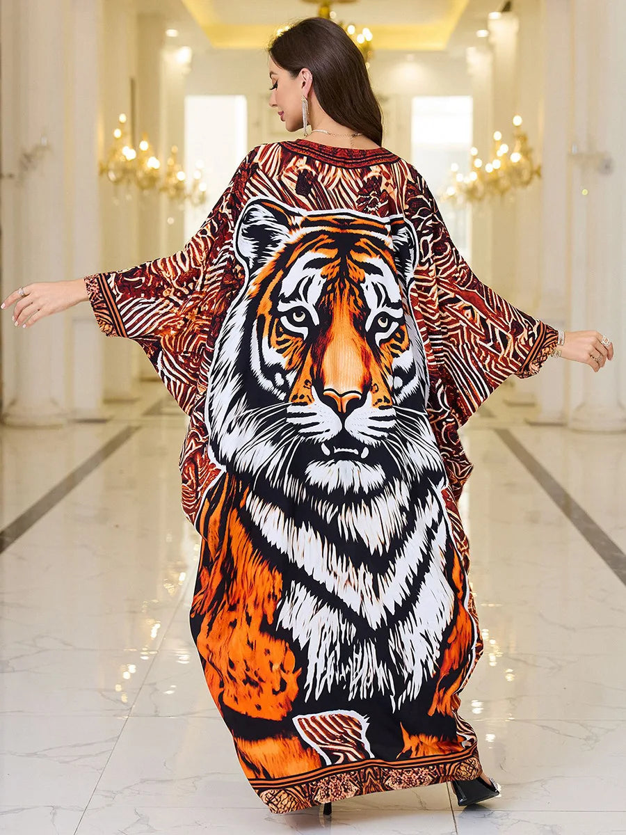 The Plus Size Moroccan Cover-Up – Embroidered Kaftan for the Arab Woman in America