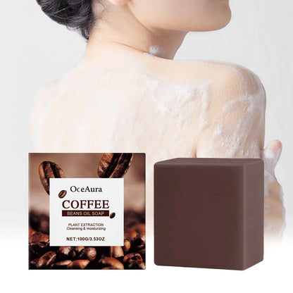 Coffee Skin-Nourishing Essential Oil Soap: Moisturizing, Water-Locking, Soothing for Sensitive Skin, with Rich & Dense Lather an