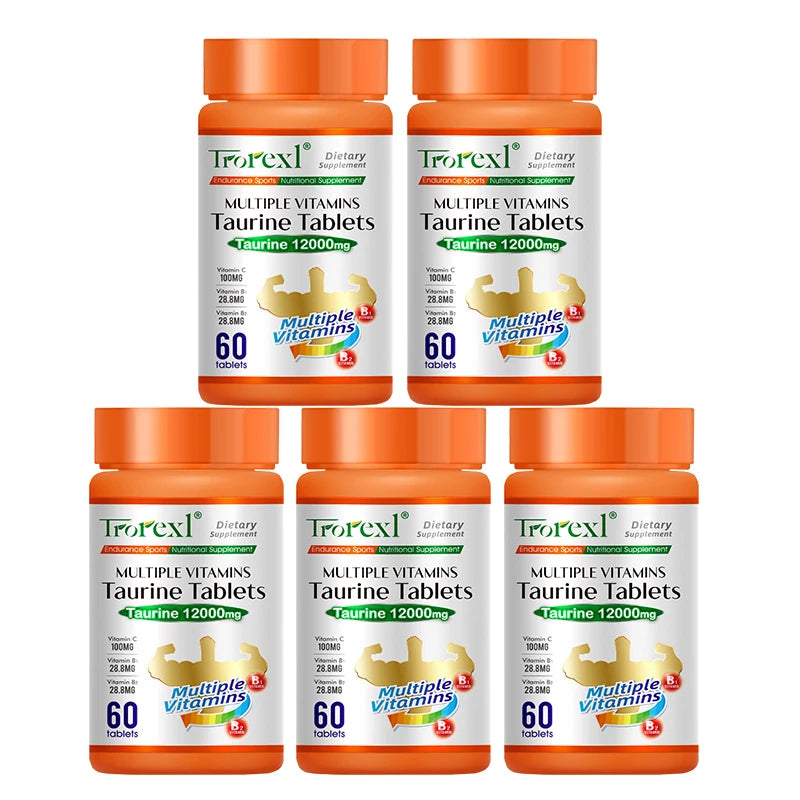 Multiple Vitamins Taurine Tablets for Energy boost, fatigue relief, and enhance physical strength