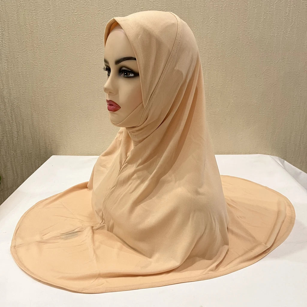The Amira Pull-On Hijab – Full Coverage, Effortless Modesty