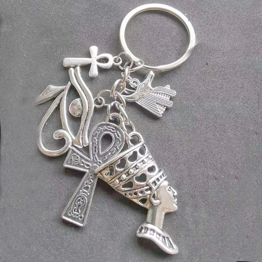 Egyptian Ankh Keychain – Ancient Symbol of Life, Personalized Souvenir Gift