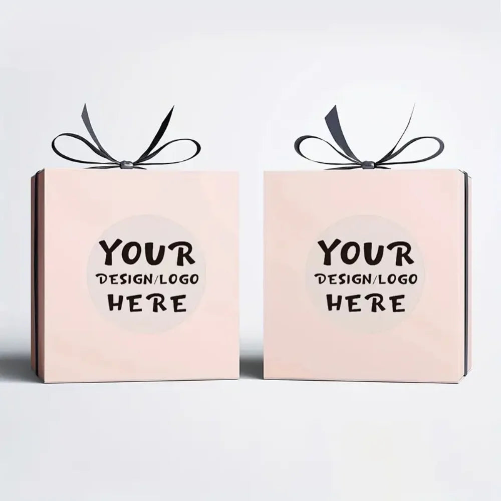 45-50pcs Custom Personalized Stickers - 4 Unique Materials (White PVC, Clear, Holographic, Kraft) - Design Your Own!
