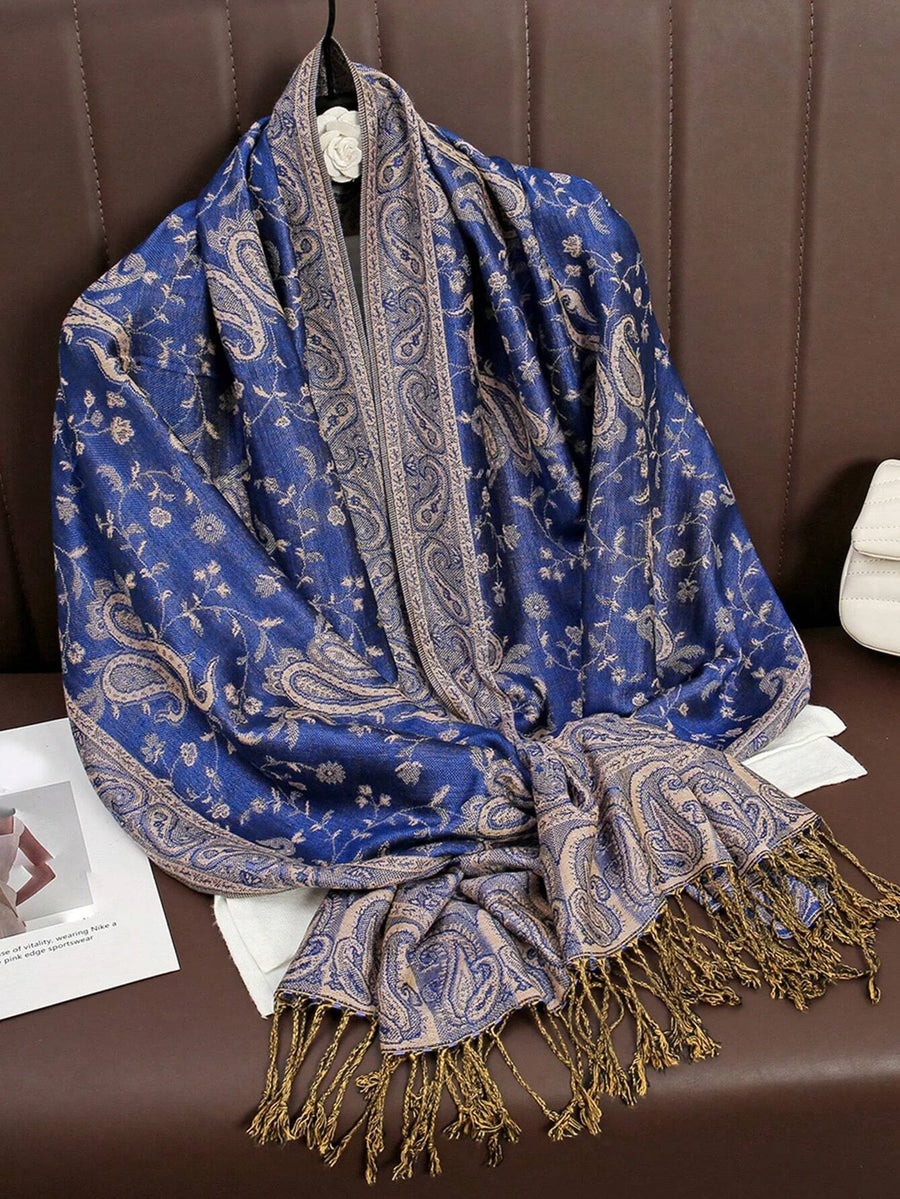 The Pashmina Veil – Long Cashmere Hijab Shawl for the Muslim Woman