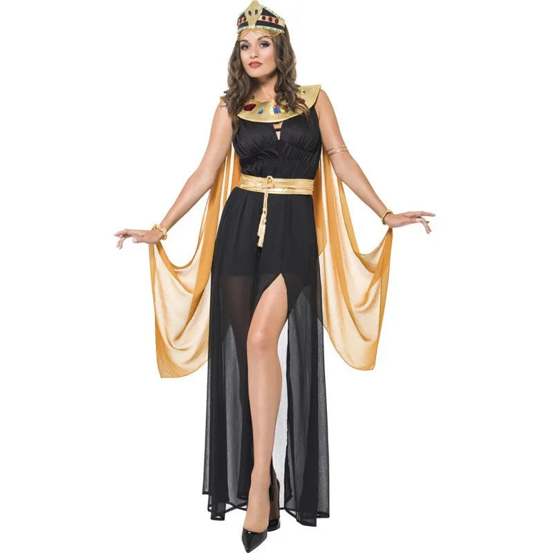 Cleopatra Queen Costume – Women's Egyptian Pharaoh Cosplay Dress for Carnival & Parties