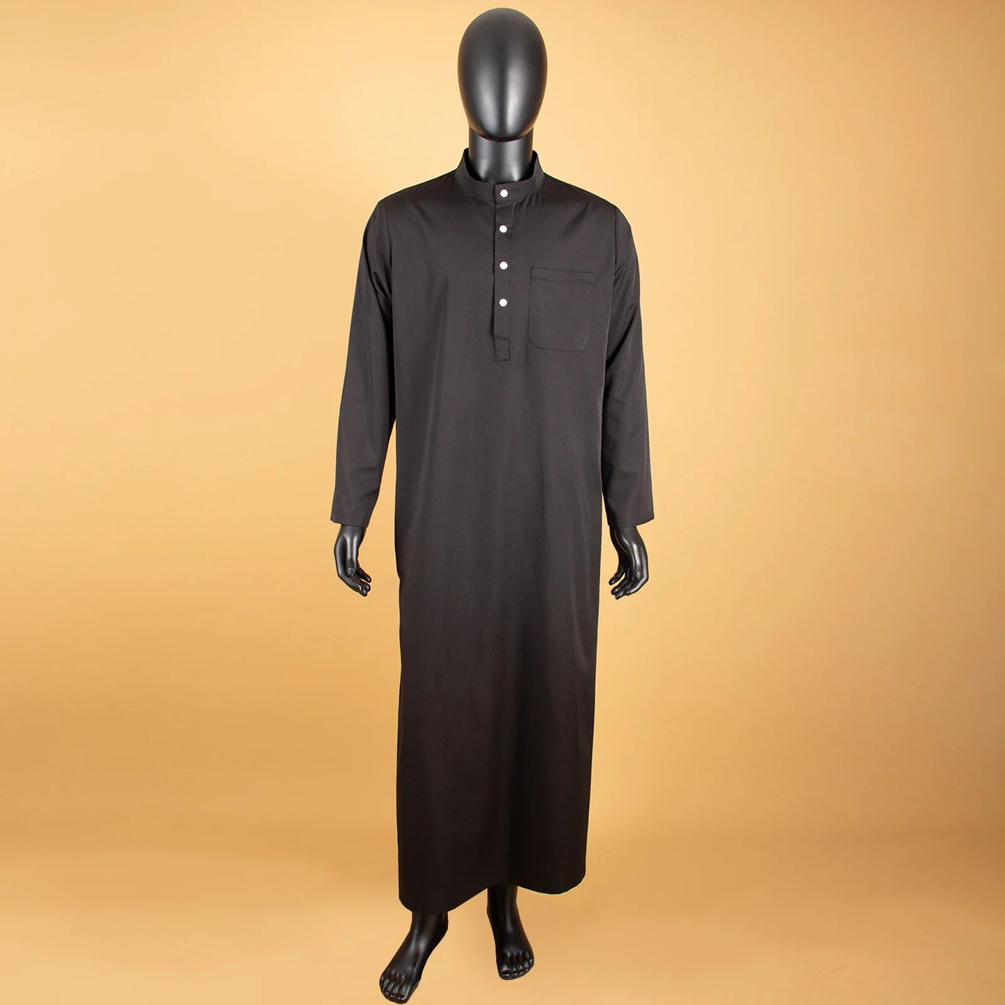 2026 Spring New Men's Jubba Thobe AFRIPRIDE Tailor Made Full Sleeves Single Breasted 100% Cotton Jubba Thobe for Men A1914001