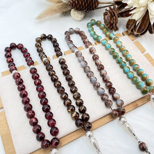 The Colorful Glass Tasbih – A Prayer of Joy and Light