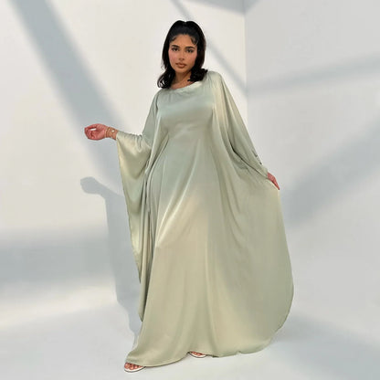 Closed Batwing Abaya Women Muslim Dress Turkish Islamic Dress Women 2024 For Party Kebaya Kaftan Turkey Caftan Marocain Femme