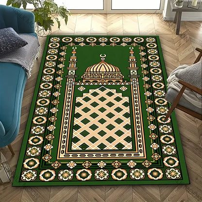 17 Styles Muslim Prayer Carpet Room Living Room Bedroom Sofa Large Area Mat Daily Prayer Soft Carpet Ramadan Gift for Friend
