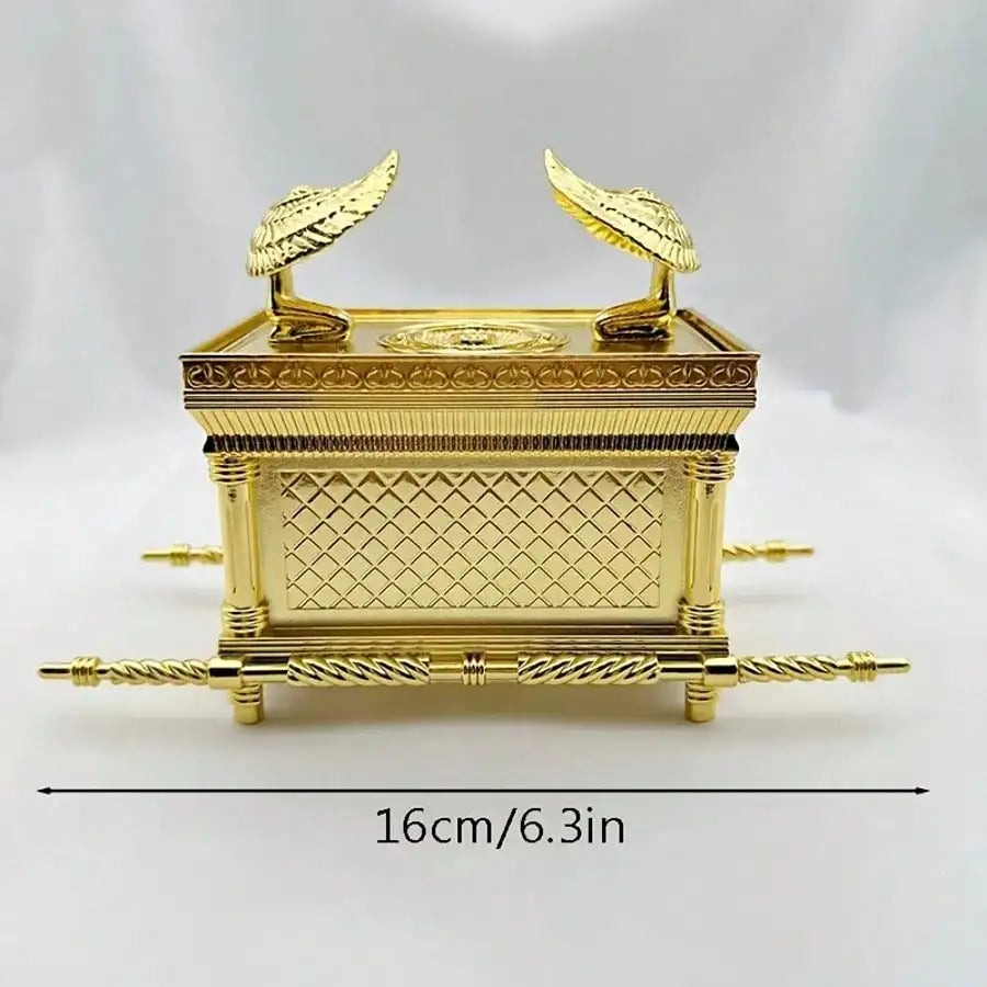 The Ark Of The Covenant Historic Model Replica Gold Plated Home Festive Decorative Figurine Ornament Ancient Egyptian Design