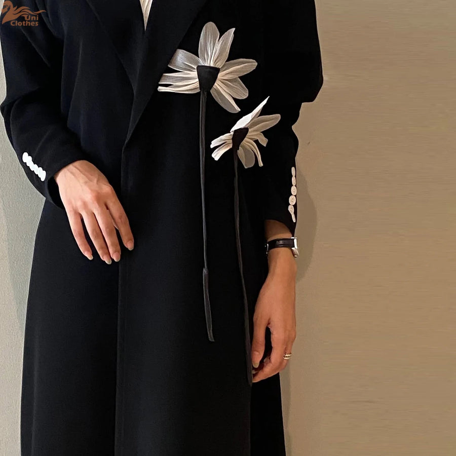 Zahraa III – The Floral Open Abaya for the Arab Woman in America