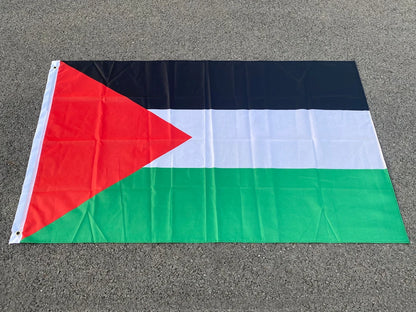 aerlxemrbrae Large Palestine Flag 60*90cm   /150 x 90cm hanging High Quality Polyester Gaza Palestinian banner