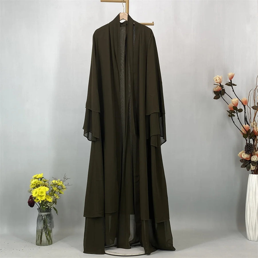 Ramadan Chiffon – The Open Abaya for the Muslim Woman in America