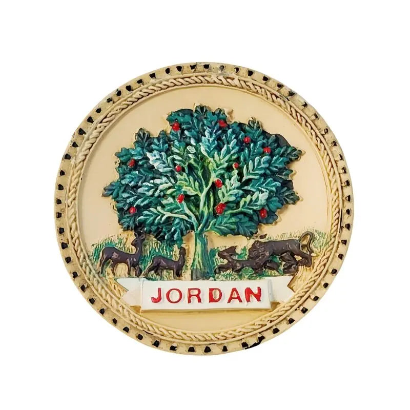 Jordan 3D Fridge Magnet – Tourist Souvenir, Handicraft Magnetic Decor
