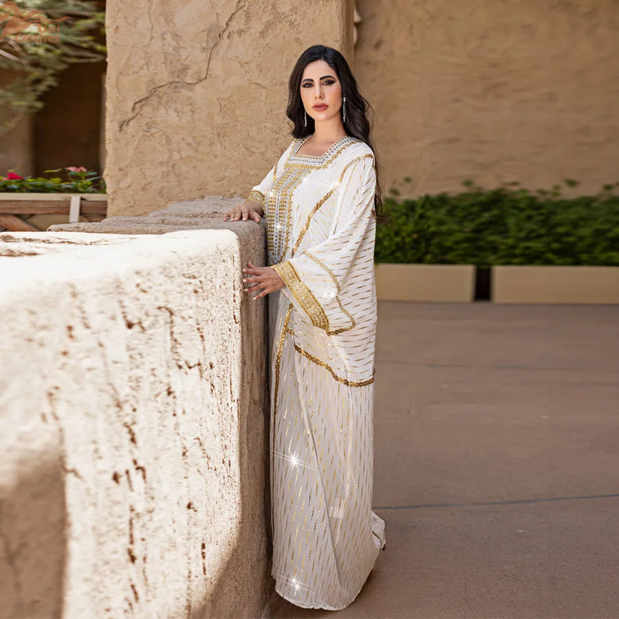 Desert Breeze – The Hot Drill Batwing Kaftan for the Muslim Woman in America
