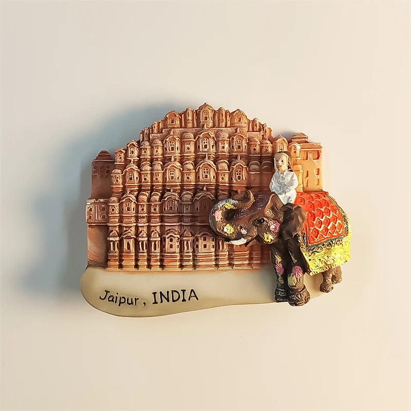 Petra 3D Resin Fridge Magnet – Jordanian Tourism Souvenir, Stereoscopic Decor