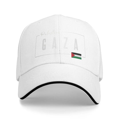 Summer Casual Baseball Cap Gaza Palestine Flag Outdoor Sport Trucker Hat For Unisex-Teens Adjustable  y2k Funny Snapback Cap