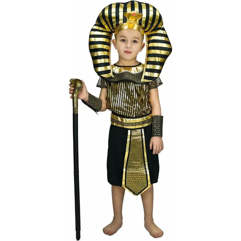 Egyptian Pharaoh Costume – Fancy Dress Cosplay Outfit for Parties & Events