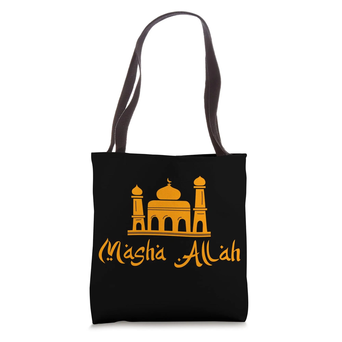 Ramadan Mubarak Tote – Mosque Design Islamic Greeting Bag