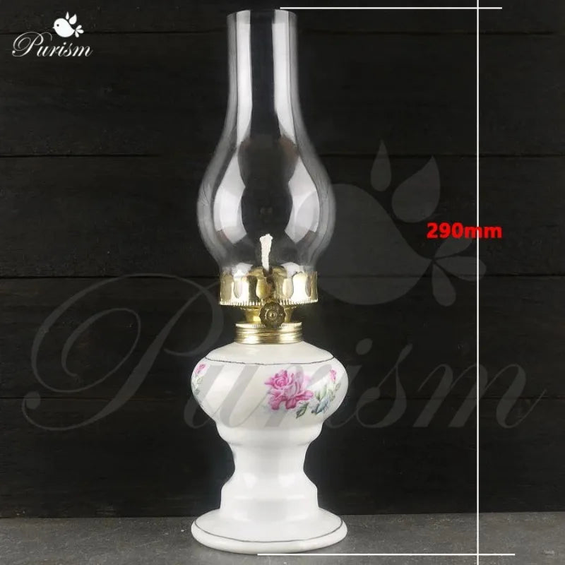 Retro Wall-Mounted Oil Lamp Horse Lamp Kerosenes Old Oil Lamp Old Bronze Nostalgic Oil Camp Lamp Outdoor Tent Lamp
