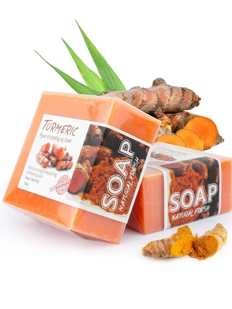 The Golden Bar – Turmeric & Goat Milk Soap with Silk Protein (100g)
