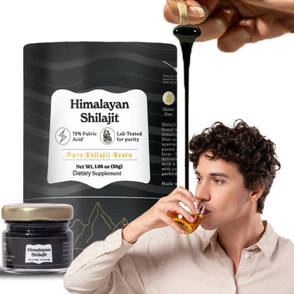 Pure Himalayan Shilajit, Soft Resin, Ortganic & High Nutritional Potency Fulvic Acid, Energy & Immune Support for Men & Women